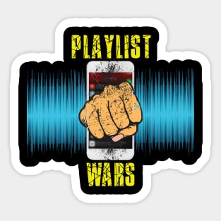 Playlist Wars Main Logo Sticker